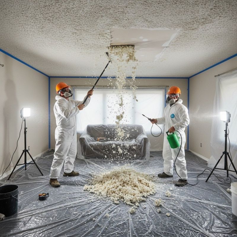 Popcorn Ceiling Painting