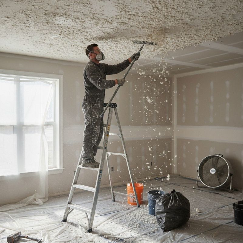 Popcorn Ceiling Painting